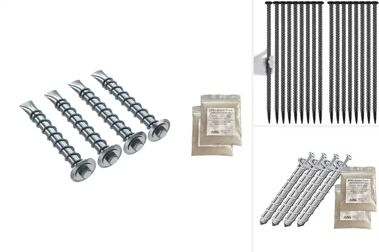 Detailed view of best asphalt anchors