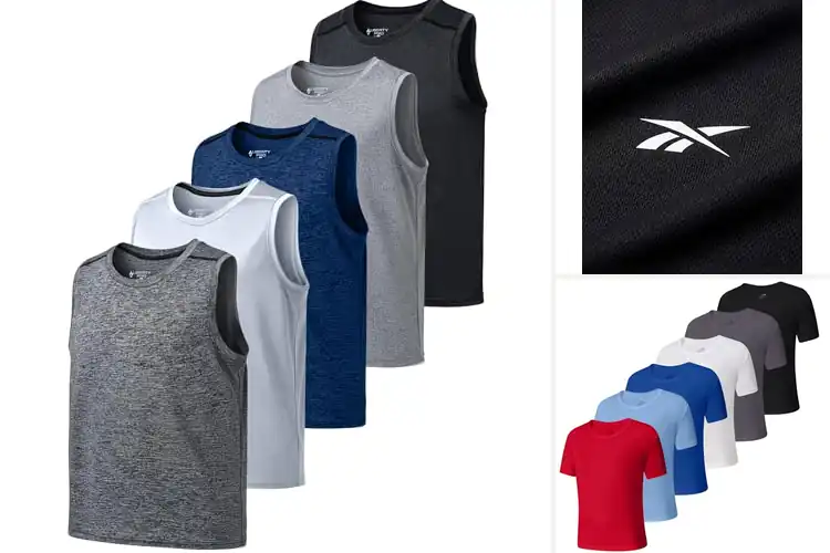 Detailed view of Best Boys’ Gym Class Athletic Tops