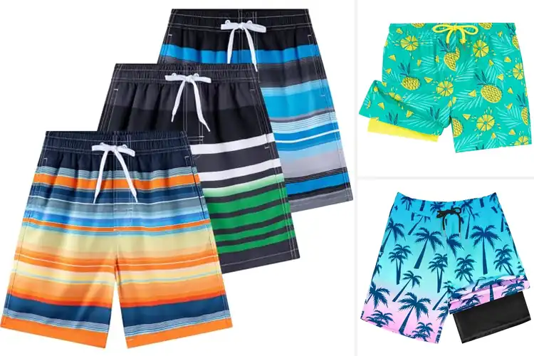 Detailed view of Best Boys’ Swim Trunks