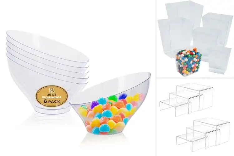 Detailed view of Best Candy Buffet Holders