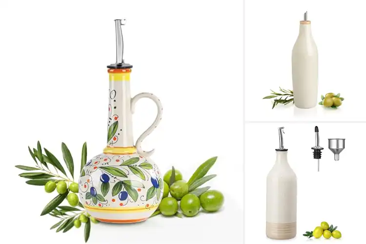 Detailed view of Best Ceramic Olive Oil Dispenser Bottles