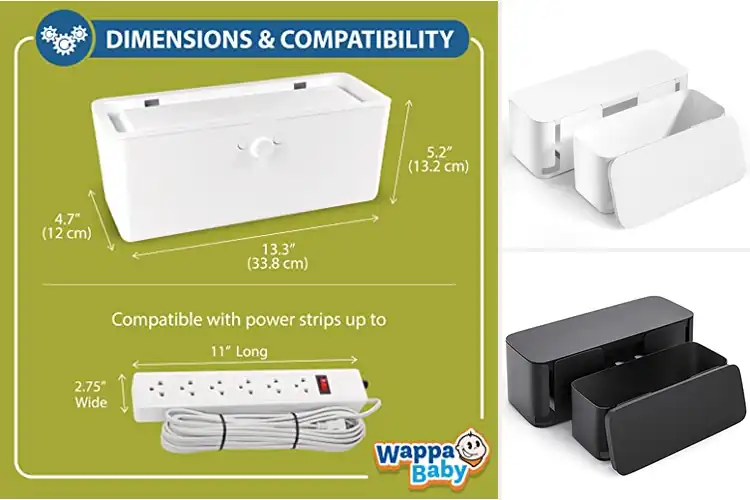 Detailed view of Best Childproof Cable Boxes for Safe, Neat Homes