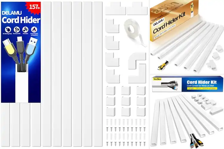 Detailed view of Best Cord Hiders: Top 10 Picks for a Tidy, Safe Space