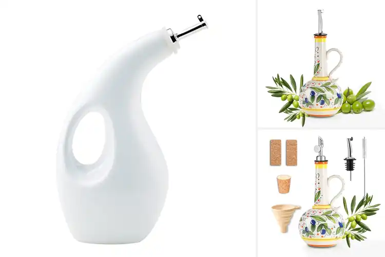 Detailed view of Best Dishwasher Safe Ceramic Oil Dispensers