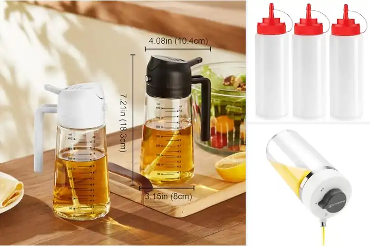 Detailed view of Best Dishwasher Safe Oil Bottles