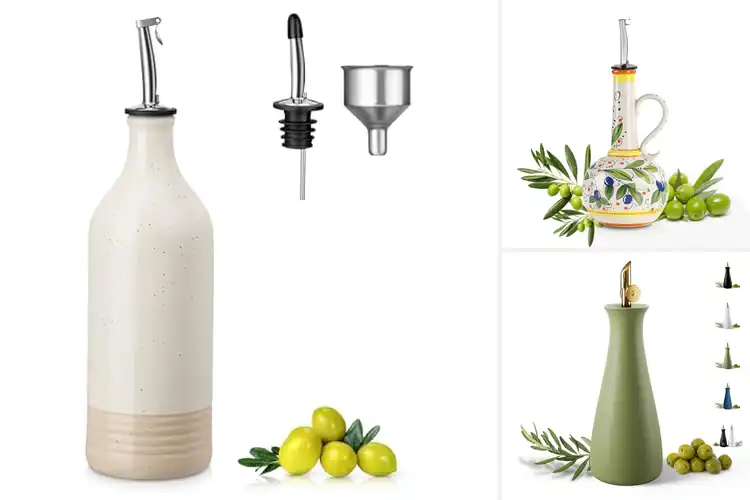 Detailed view of Best Durable Ceramic Oil Bottle