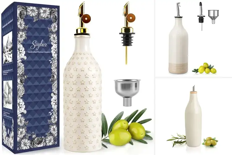 Detailed view of Best Durable Ceramic Oil Dispenser Bottles