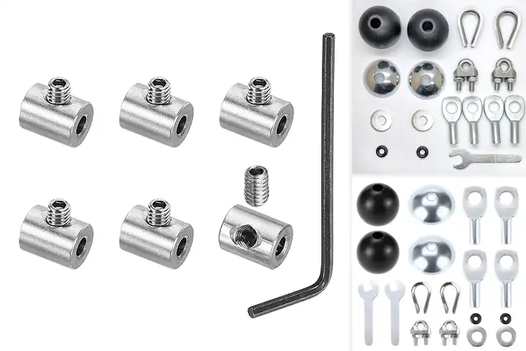 Detailed view of Best Durable Steel Cable Stopper Sets
