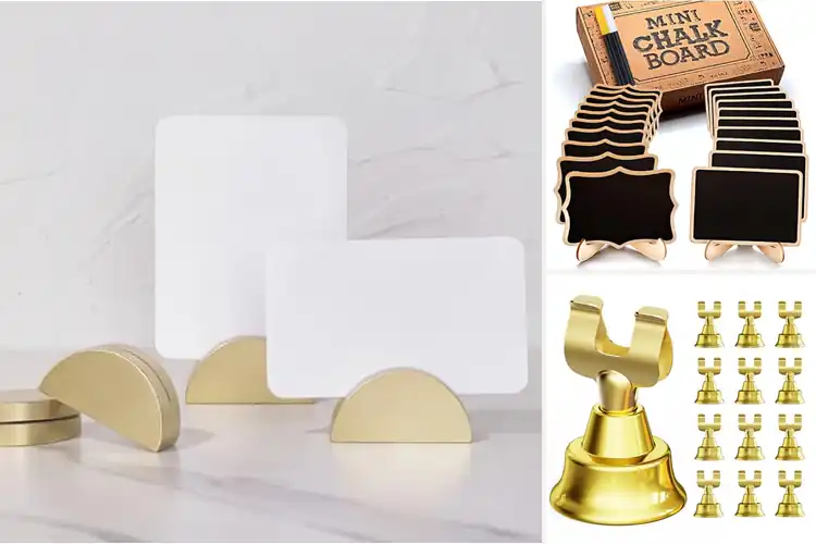 Detailed view of Best Elegant Table Card Display