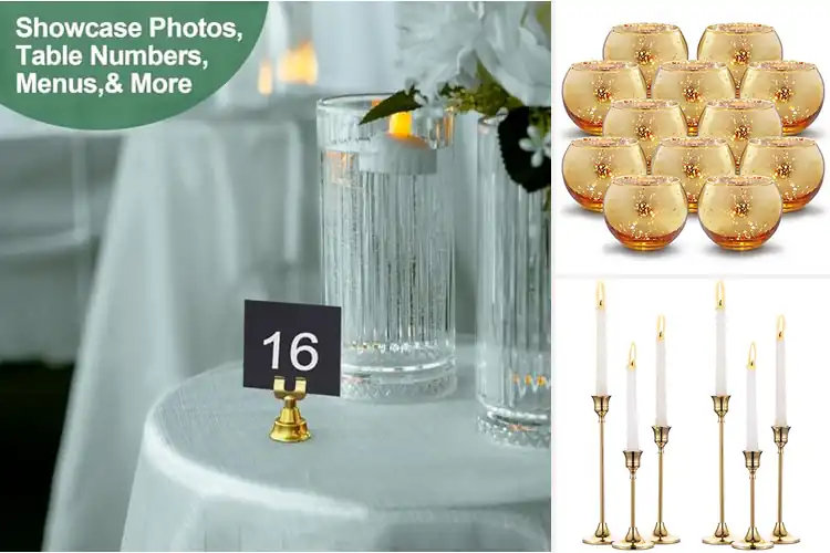 Detailed view of Best Elegant Table Holders