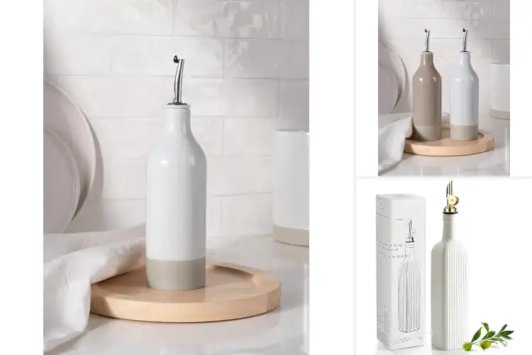 Detailed view of Best Engobe Bottom Olive Oil Dispenser