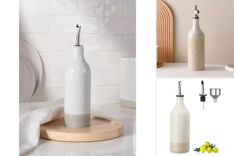 Detailed view of Best Engobe Bottom Olive Oil Dispensers