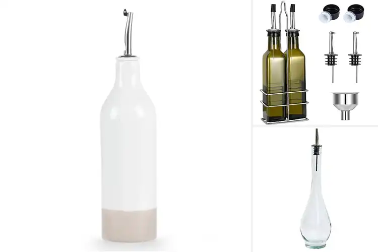 Detailed view of Best Engobe Finish Olive Oil Bottle