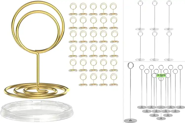 Detailed view of Best Event Table Number Holders