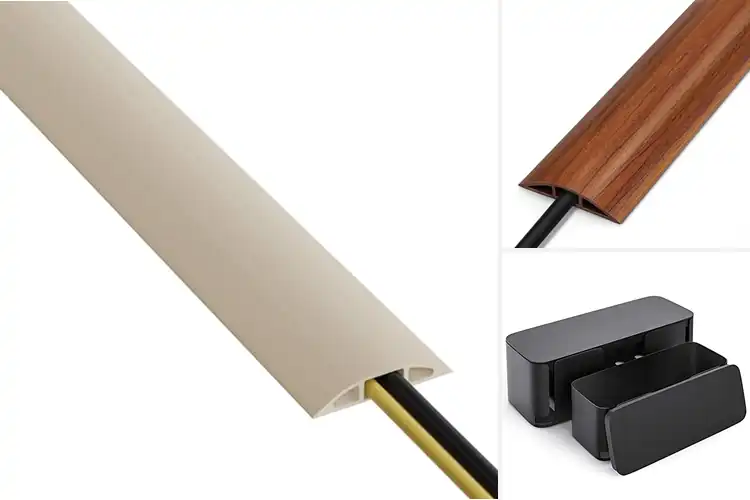 Detailed view of Best Floor Cable Organizers: Tidy & Safe Stylish Solution