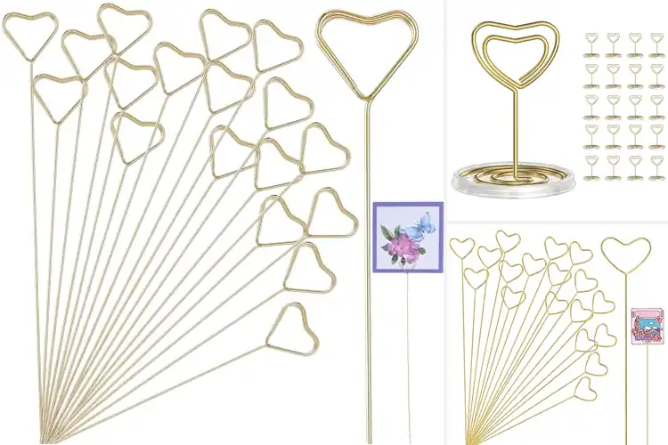 Detailed view of Best Gold Heart Shaped Holders