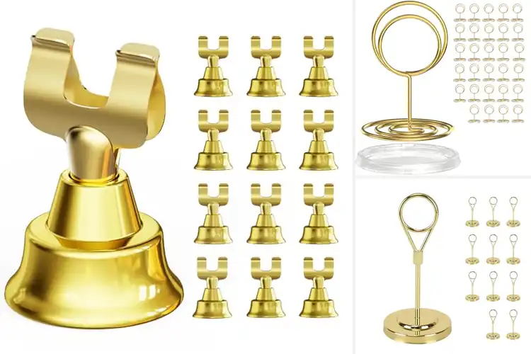 Detailed view of Best Gold Plated Table Card Holders