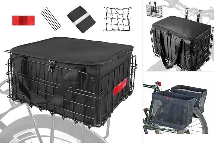 Detailed view of Best Grocery Bike Baskets