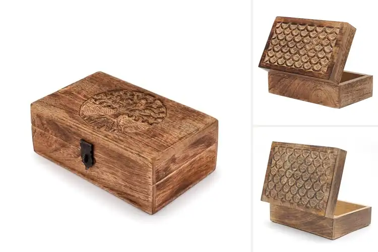 Detailed view of Best Handmade Mango Wood Box: 10 Unique Eco-Friendly Finds