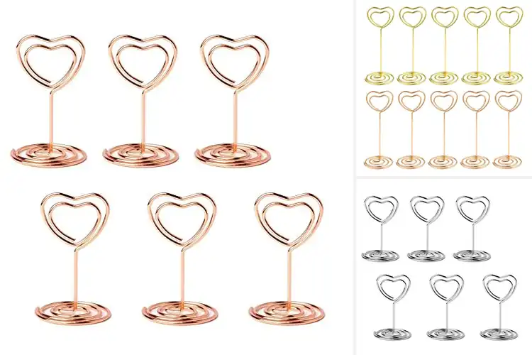 Detailed view of Best Heart Shaped Table Card Stands