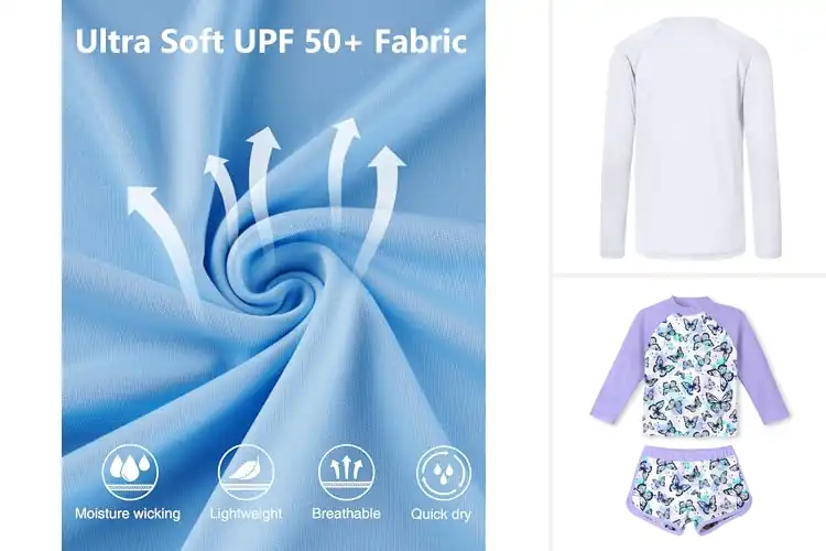 Detailed view of Best Kids’ Sun Protection Swimwear