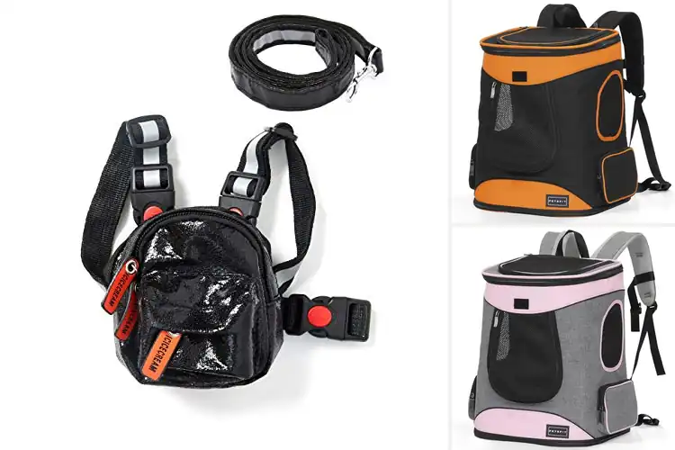 Detailed view of Best Lockable Buckle Secure Dog Backpack