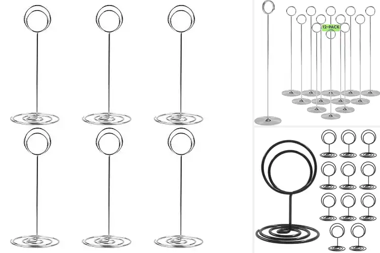 Detailed view of Best Metal Table Card Holders