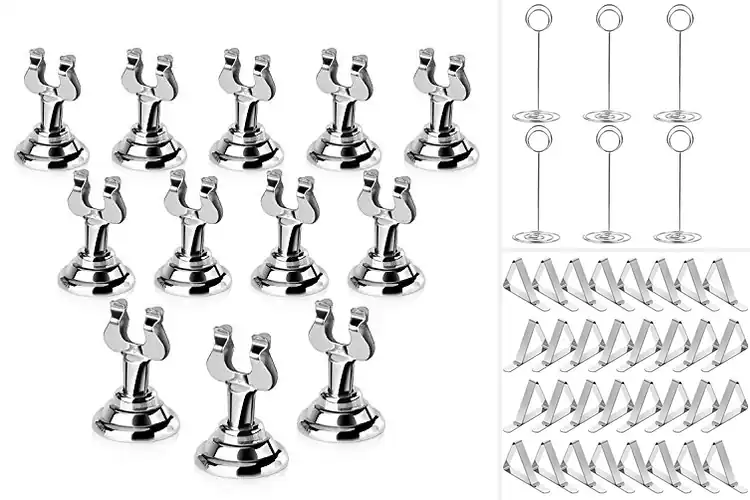 Detailed view of Best Metal Table Holders