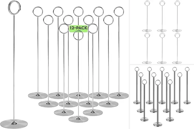 Detailed view of Best Metal Table Number Holders