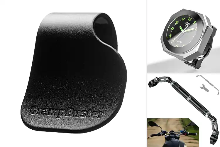 Detailed view of Best Motorcycle Handlebar Accessories