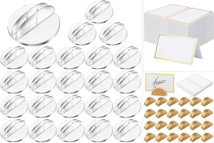 Detailed view of Best Name Place Card Holders