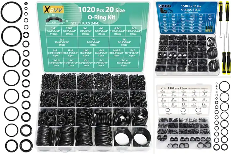 Detailed view of Best O-Rings: Top 10 Kits for Leak-Free Repairs Made Easy