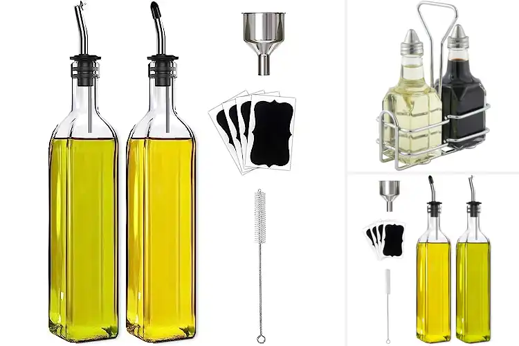 Detailed view of Best Oil And Vinegar Dispenser Set