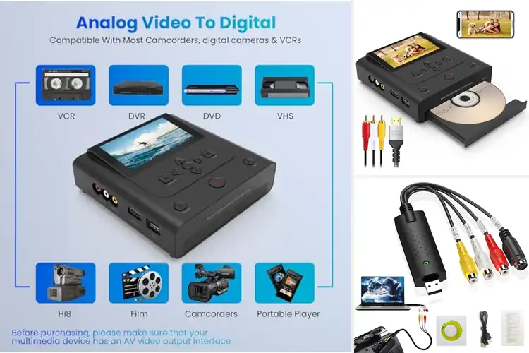 Detailed view of Best One Button VHS To DVD Transfer