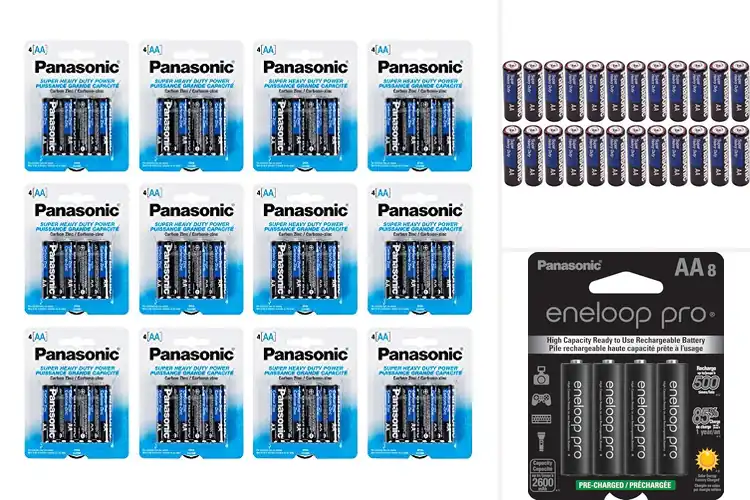 Detailed view of Best Panasonic AA Batteries