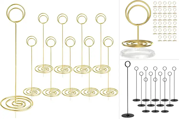 Detailed view of Best Party Place Card Stands