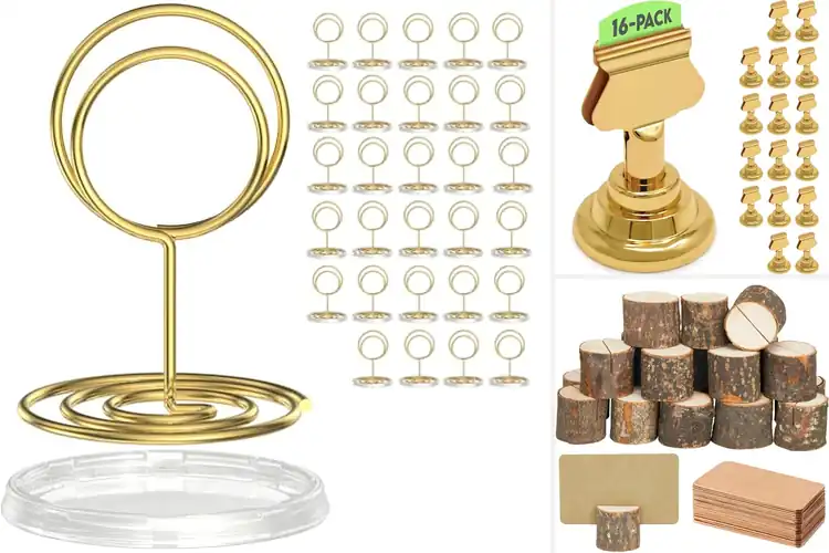 Detailed view of Best Party Table Card Holders