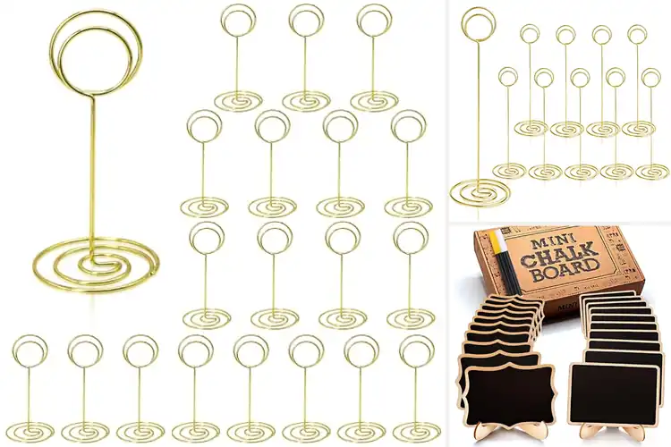 Detailed view of Best Party Table Card Stands