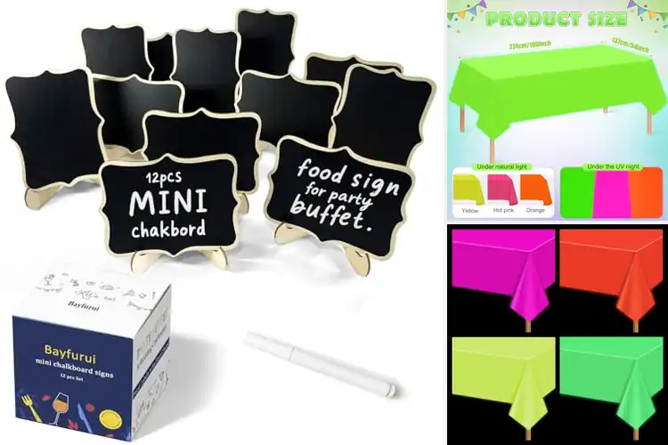 Detailed view of Best Party Table Supplies