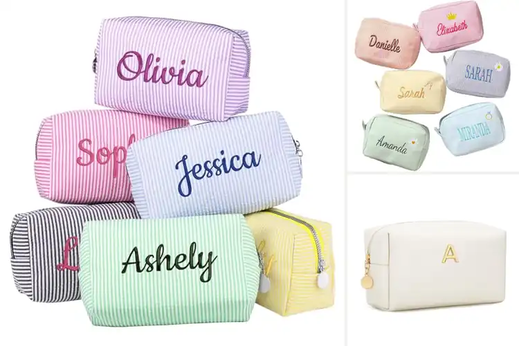 Detailed view of Best Personalized Makeup Bags