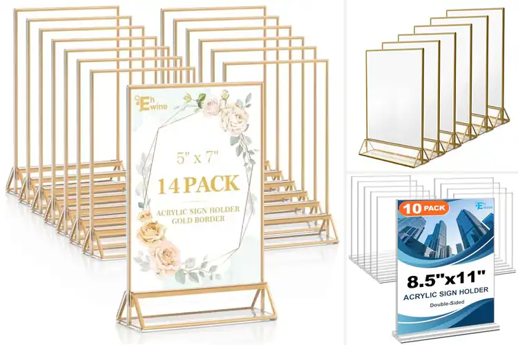 Detailed view of Best Photo and Menu Holders