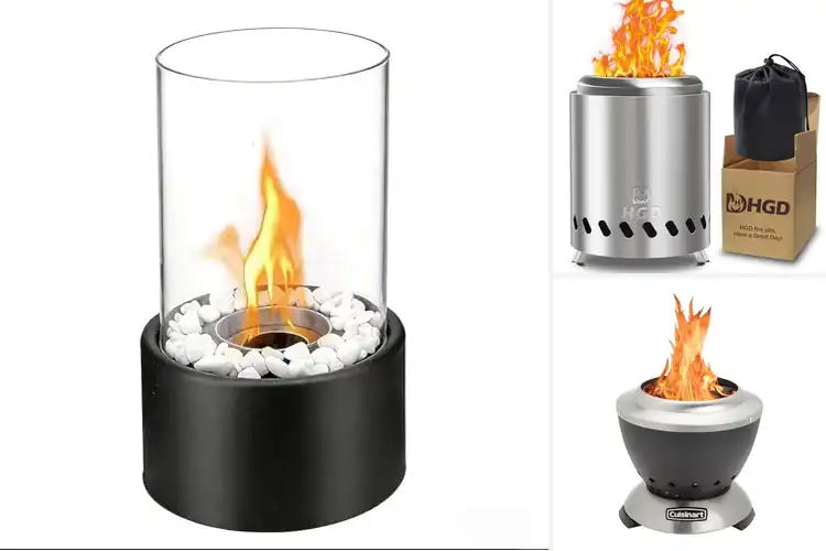 Detailed view of Best Portable Tabletop Fire Pit