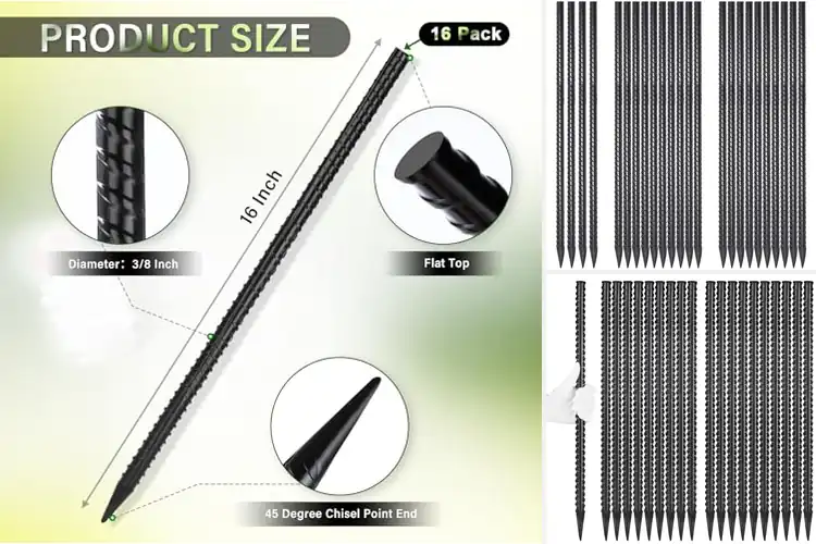 Detailed view of Best Rebar Stakes