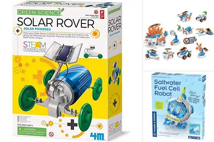 Detailed view of Best Renewable Energy Robot Kit For Kids
