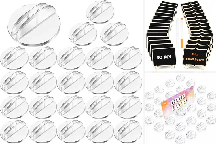 Detailed view of Best Reusable Table Card Stands