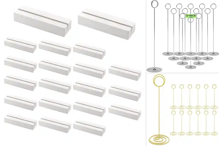 Detailed view of Best Reusable Table Number Stands
