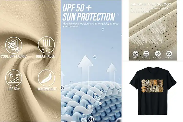Detailed view of Best Safari Shirts