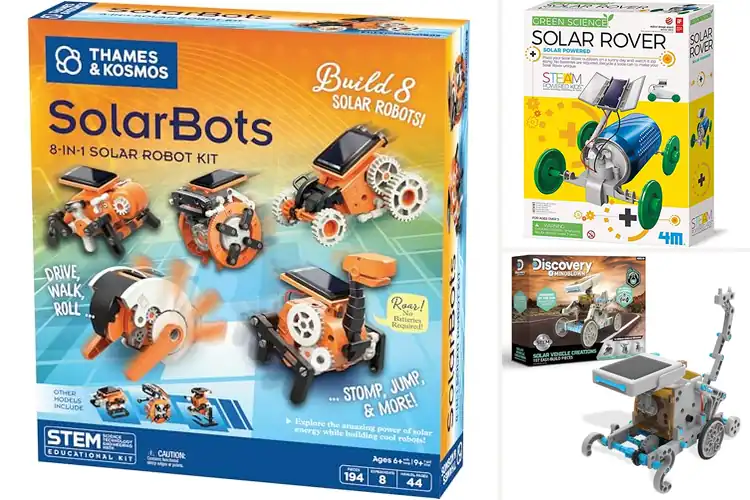 Detailed view of Best Solar Powered Robot Kit For Kids