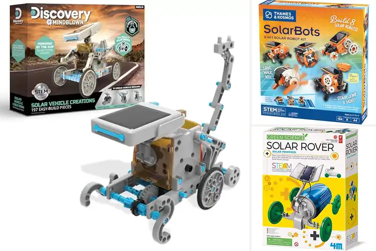 Detailed view of Best Solar Powered Robot Kit