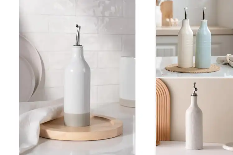 Detailed view of Best Speckled Oil Bottles: Elevate Your Kitchen Style